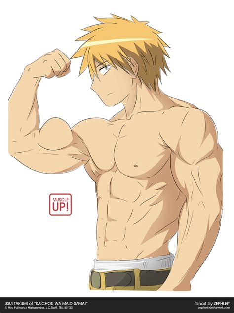 male muscular anime character|anime character with abs.